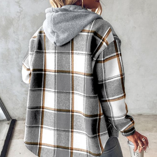 Fleece Lined Hooded Jacket
