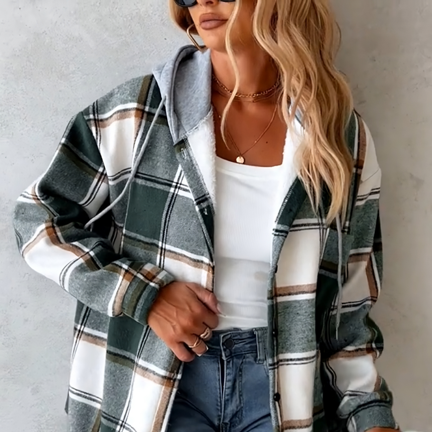 Fleece Lined Hooded Jacket