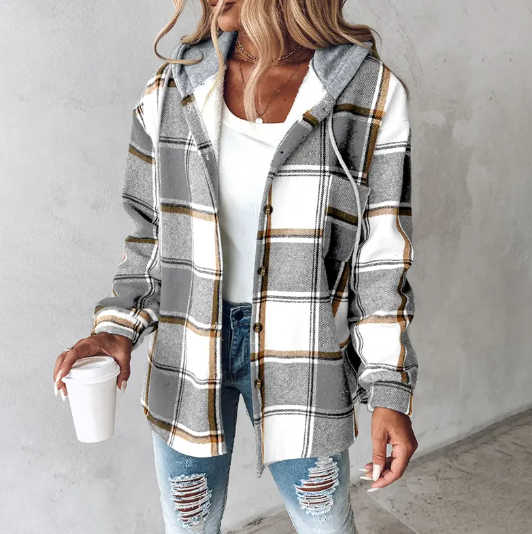 Fleece Lined Hooded Jacket