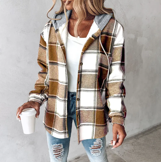 Fleece Lined Hooded Jacket